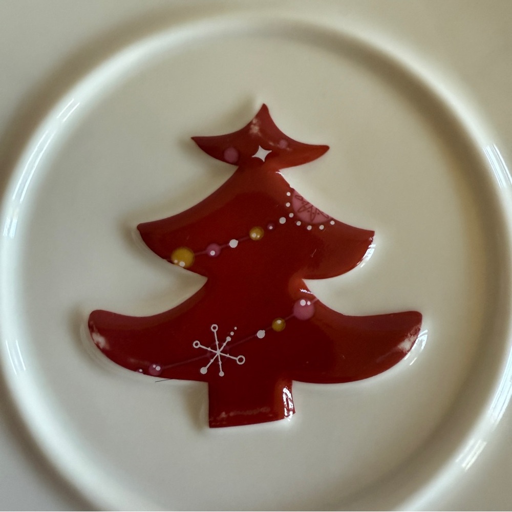 Vintage Starbucks 2006 Red Christmas/Holiday  Mug Saucer - Picture 6 of 10